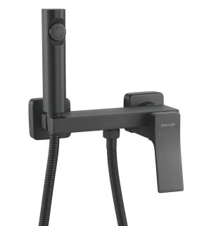 Гигиенический душ со смесителем Shevanik S4005H-1 чёрный